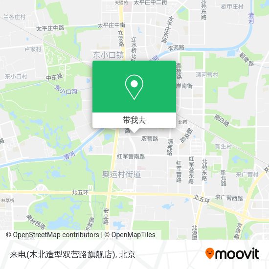 来电(木北造型双营路旗舰店)地图