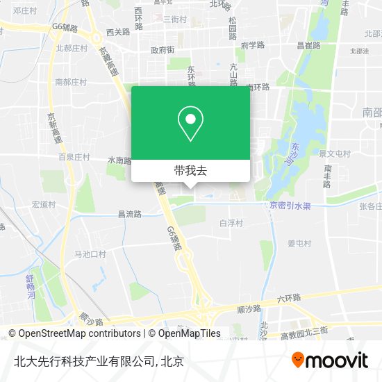 北大先行科技产业有限公司地图