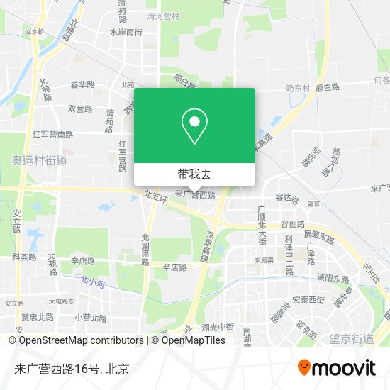 来广营西路16号地图