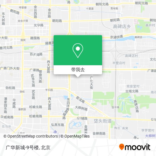广华新城-9号楼地图