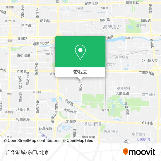 广华新城-东门地图
