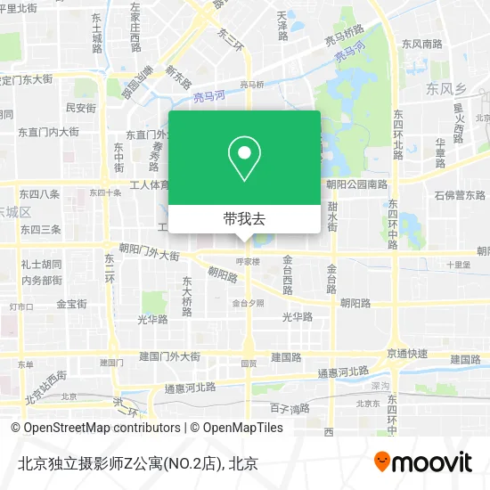 北京独立摄影师Z公寓(NO.2店)地图
