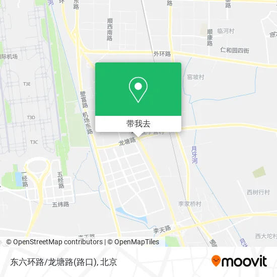 东六环路/龙塘路(路口)地图