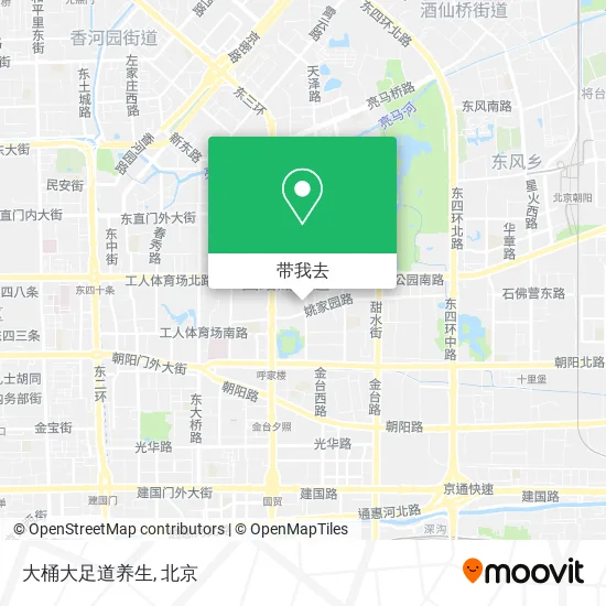 大桶大足道养生地图