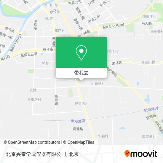 北京兴泰学成仪器有限公司地图