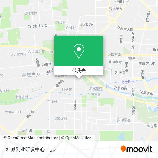 朴诚乳业研发中心地图