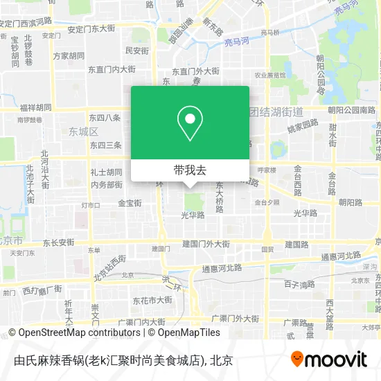 由氏麻辣香锅(老k汇聚时尚美食城店)地图