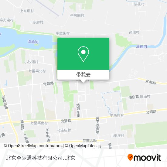 北京全际通科技有限公司地图