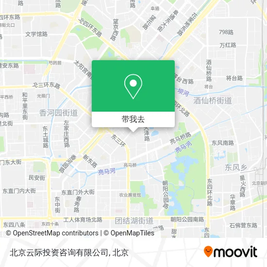 北京云际投资咨询有限公司地图