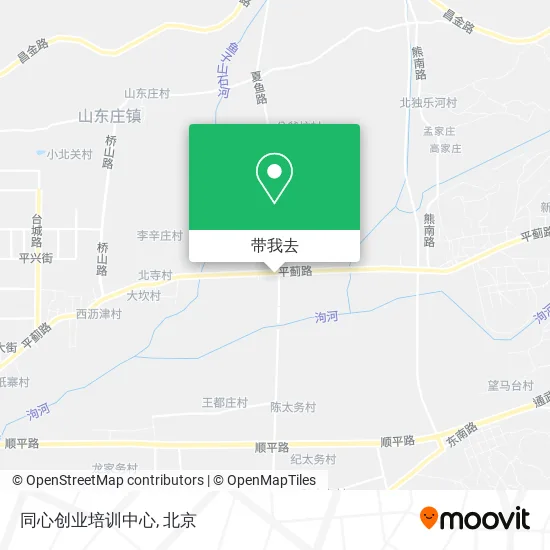 同心创业培训中心地图
