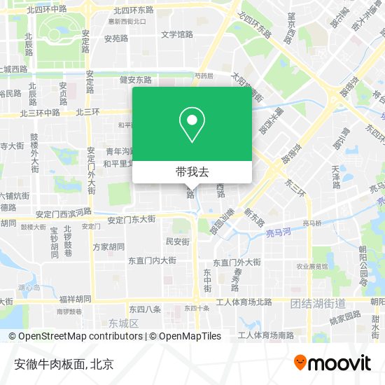 安徹牛肉板面地图