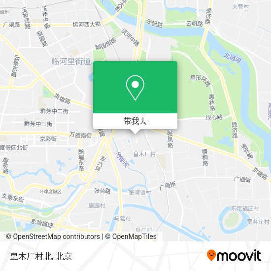 皇木厂村北地图