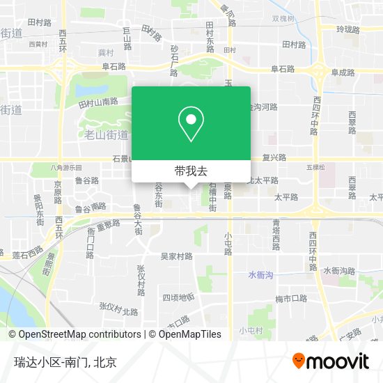 瑞达小区-南门地图