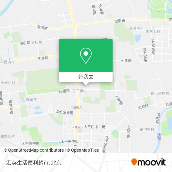 宏英生活便利超市地图