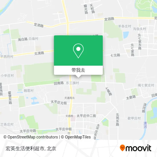 宏英生活便利超市地图