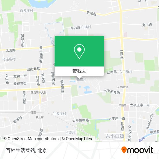 百姓生活菜馆地图