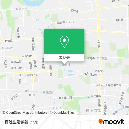 百姓生活菜馆地图
