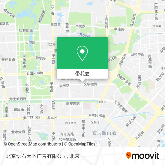 北京悟石天下广告有限公司地图