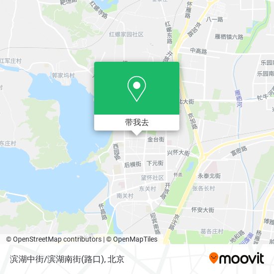 滨湖中街/滨湖南街(路口)地图