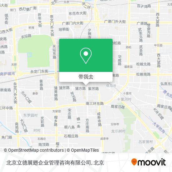 北京立德展翅企业管理咨询有限公司地图