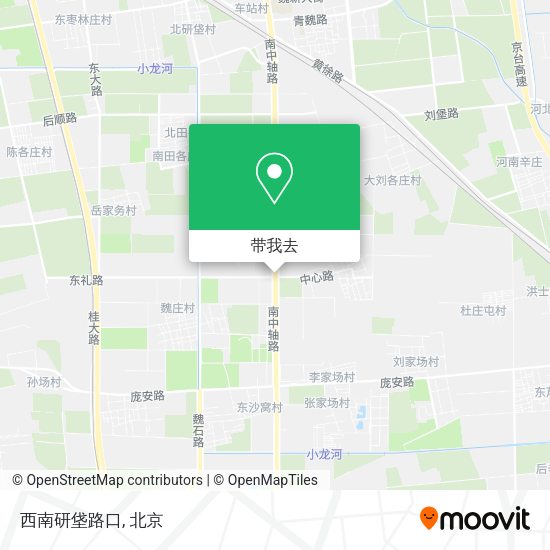西南研垡路口地图