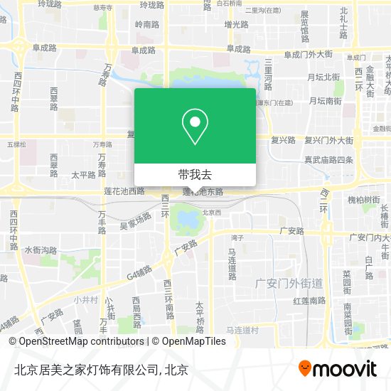 北京居美之家灯饰有限公司地图