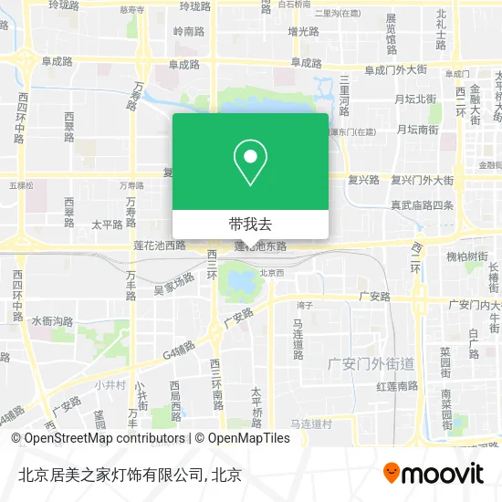 北京居美之家灯饰有限公司地图