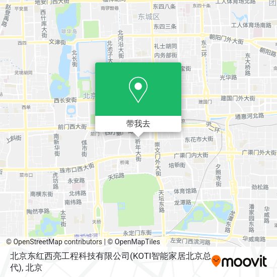 北京东红西亮工程科技有限公司(KOTI智能家居北京总代)地图