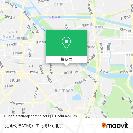 交通银行ATM(乔庄北街店)地图