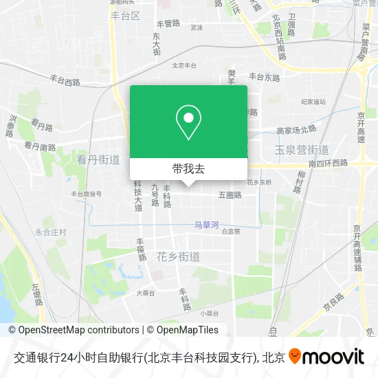 交通银行24小时自助银行(北京丰台科技园支行)地图