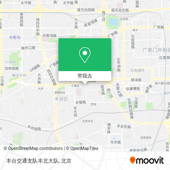 丰台交通支队丰北大队地图