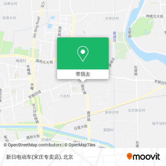 新日电动车(宋庄专卖店)地图