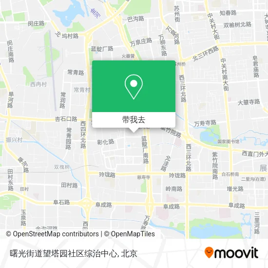 曙光街道望塔园社区综治中心地图
