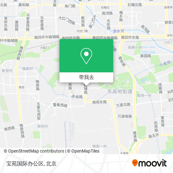 宝苑国际办公区地图