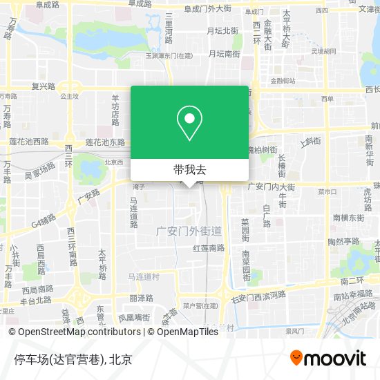 停车场(达官营巷)地图