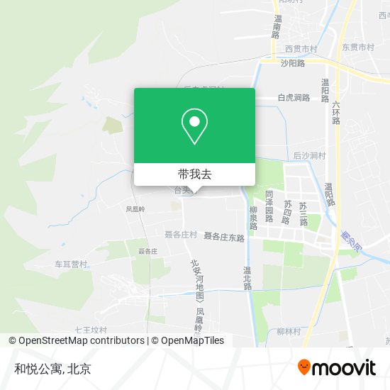 和悦公寓地图