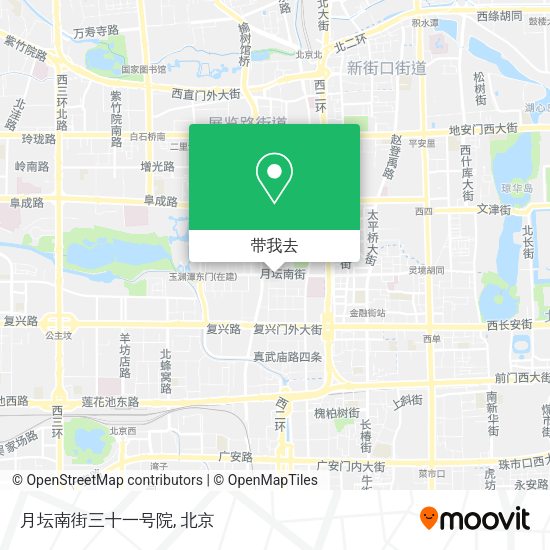 月坛南街三十一号院地图
