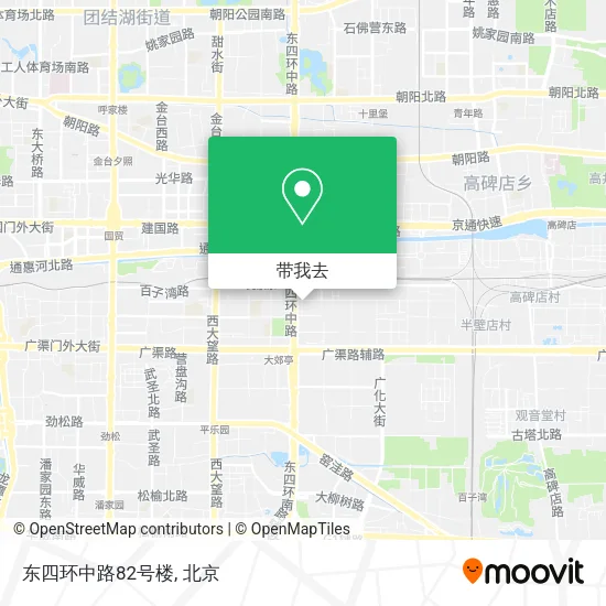 东四环中路82号楼地图