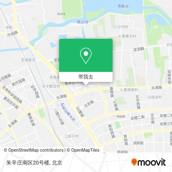 朱辛庄南区20号楼地图