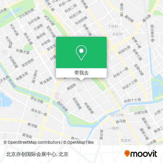 北京亦创国际会展中心地图