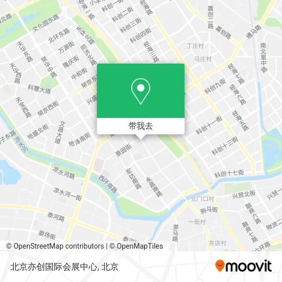 北京亦创国际会展中心地图
