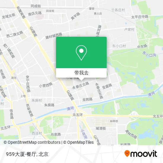 959大厦-餐厅地图