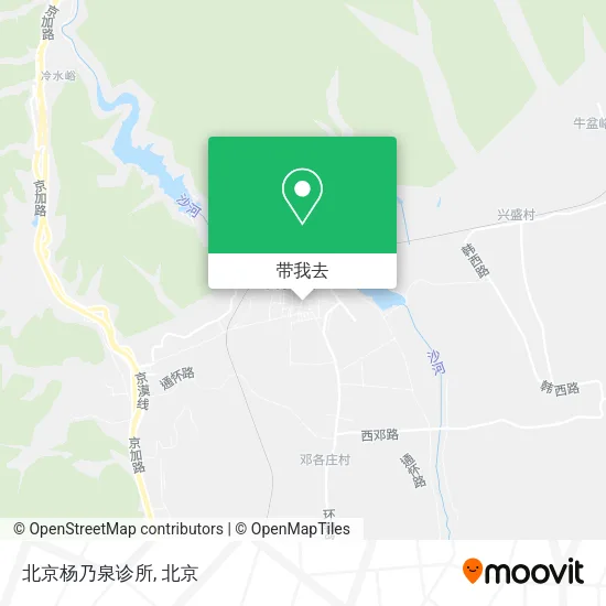 北京杨乃泉诊所地图