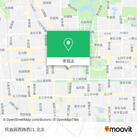 民族园西路西口地图