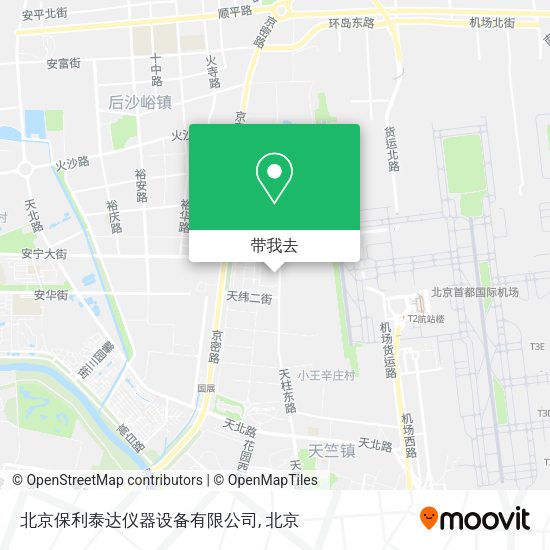 北京保利泰达仪器设备有限公司地图