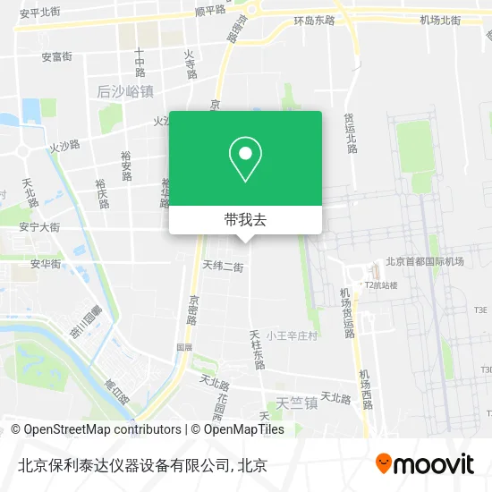 北京保利泰达仪器设备有限公司地图