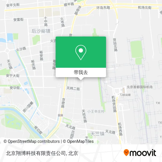 北京翔博科技有限责任公司地图