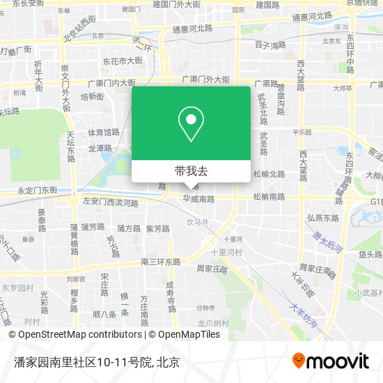 潘家园南里社区10-11号院地图