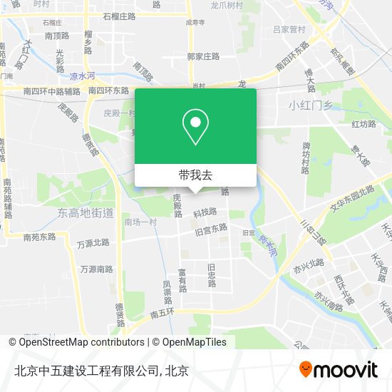 北京中五建设工程有限公司地图