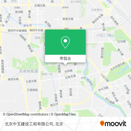北京中五建设工程有限公司地图